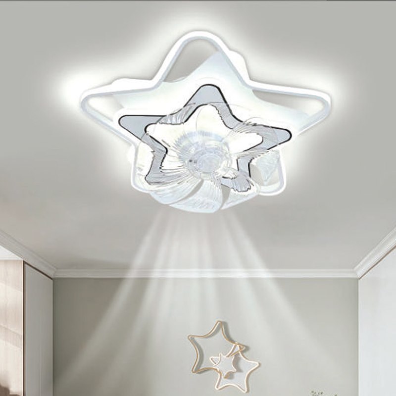 Đèn quạt đảo trần Veronia ĐQ-496/6 Ø550*H150