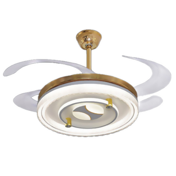 Quạt đèn Hufa Ø1200*H500 - LED 60W*2 - 4 Cánh - CS quạt 65W - ánh sáng 3 chế độ
