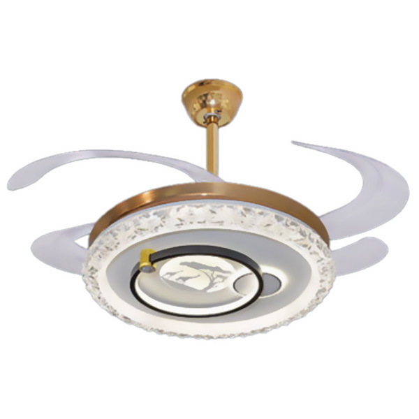 Quạt đèn Hufa Ø1200*H500 - LED 60W*2 - 4 Cánh - CS quạt 65W - ánh sáng 3 chế độ