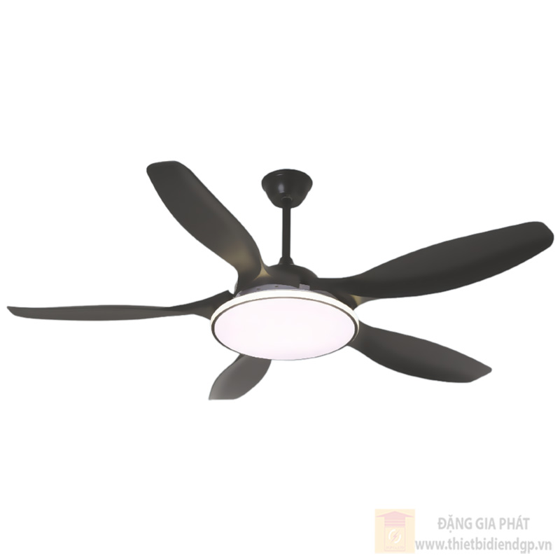 Đèn quạt Hufa Ø1320*H400, 5 cánh quạt nhựa ABS, CS quạt 40W