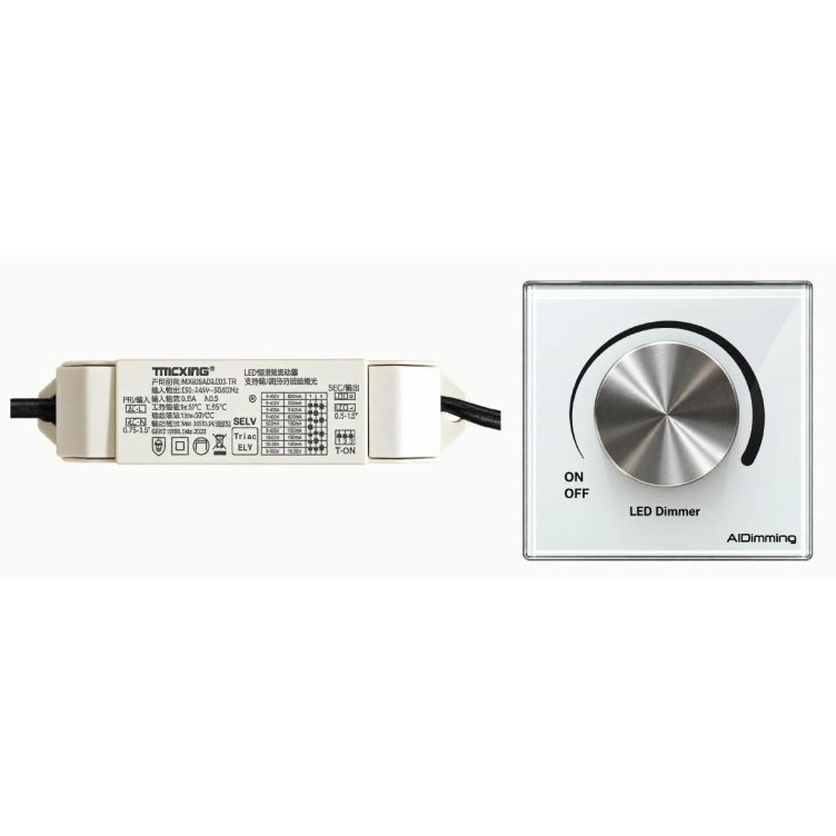 Bộ nguồn điều khiển ánh sáng đèn GSlighting Driver 0-10V Lifud 12W