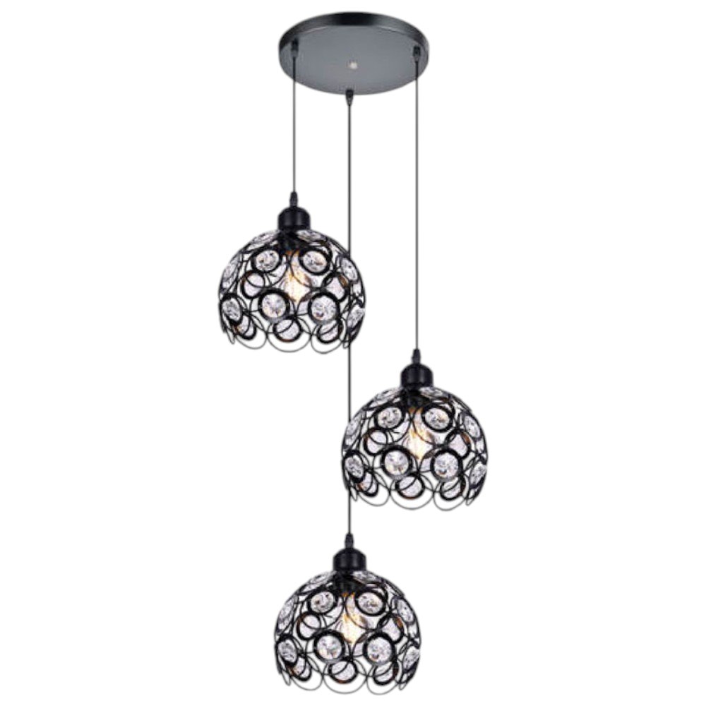 Đèn thả bàn ăn Andora ĐT-8010/3 Ø250 E27*3 đế tròn