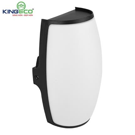 Đèn Led gắn tường trà viền ngoài trời vỏ đen (DTTV Series) 18W