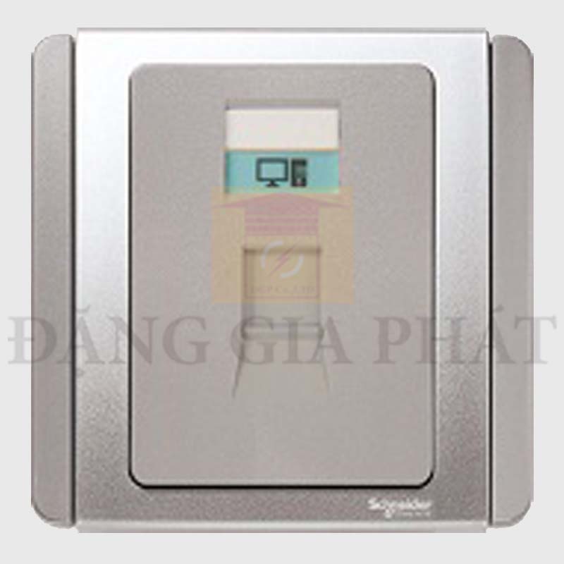 Bộ ổ cắm mạng đơn Gang Data Outlet, Cat5e, W. Shutter