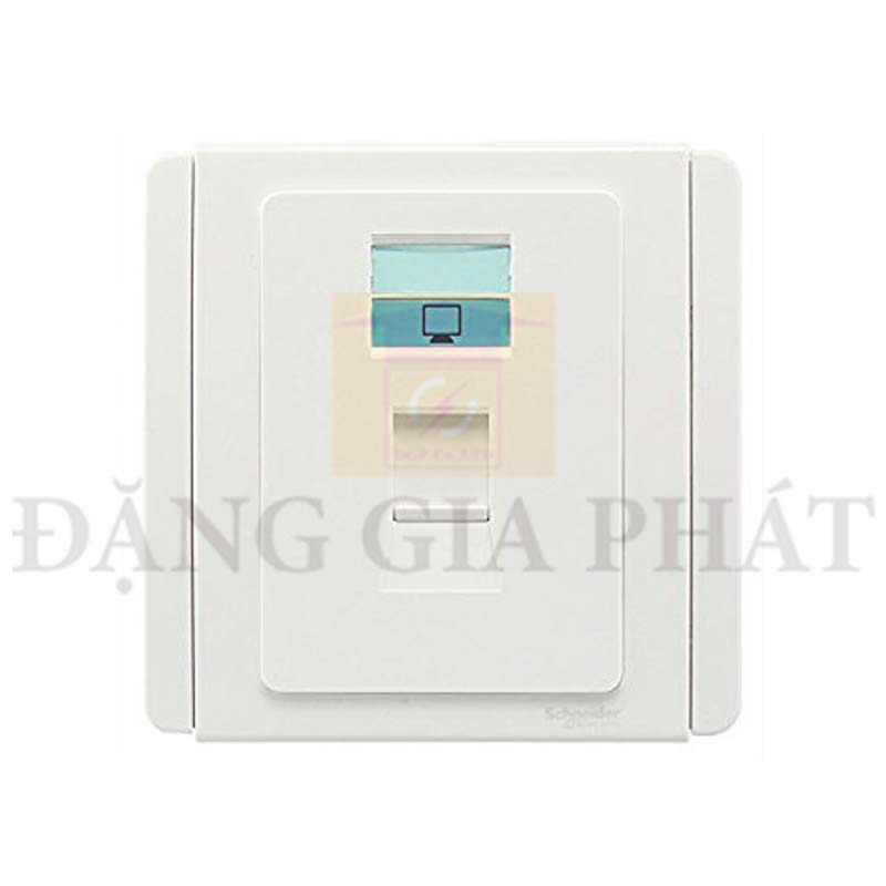 Bộ ổ cắm mạng đơn Gang Data Outlet, Cat5e, W. Shutter
