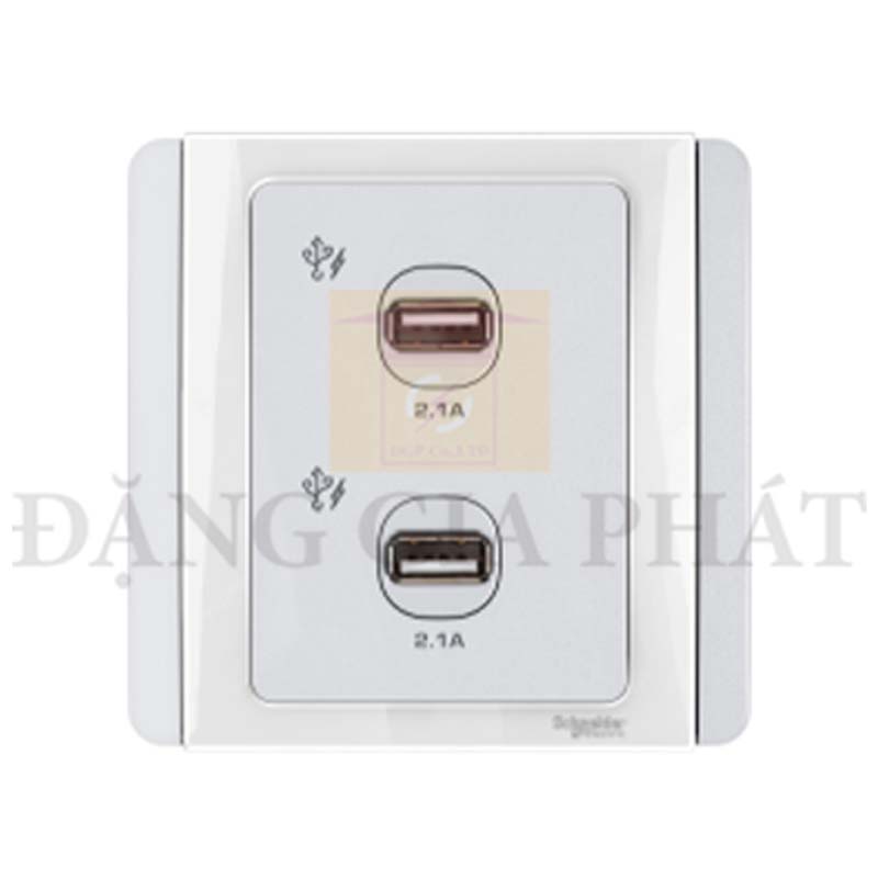 Ổ cắm đôi sạc USB 21A