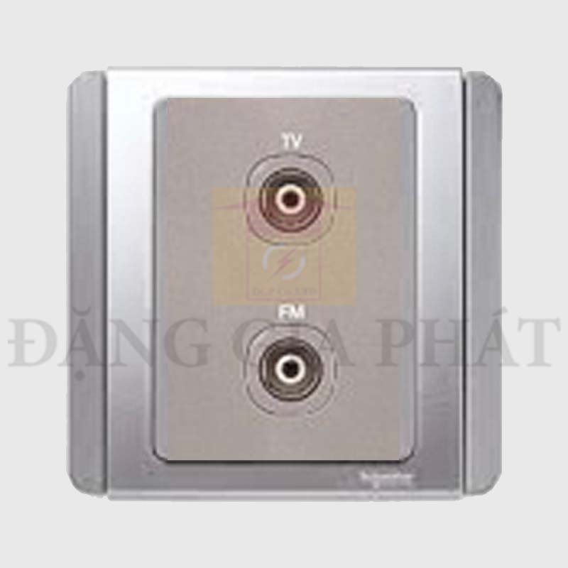 Bộ ổ cắm TV đôiTV & Fm W. 2 Cord Grips