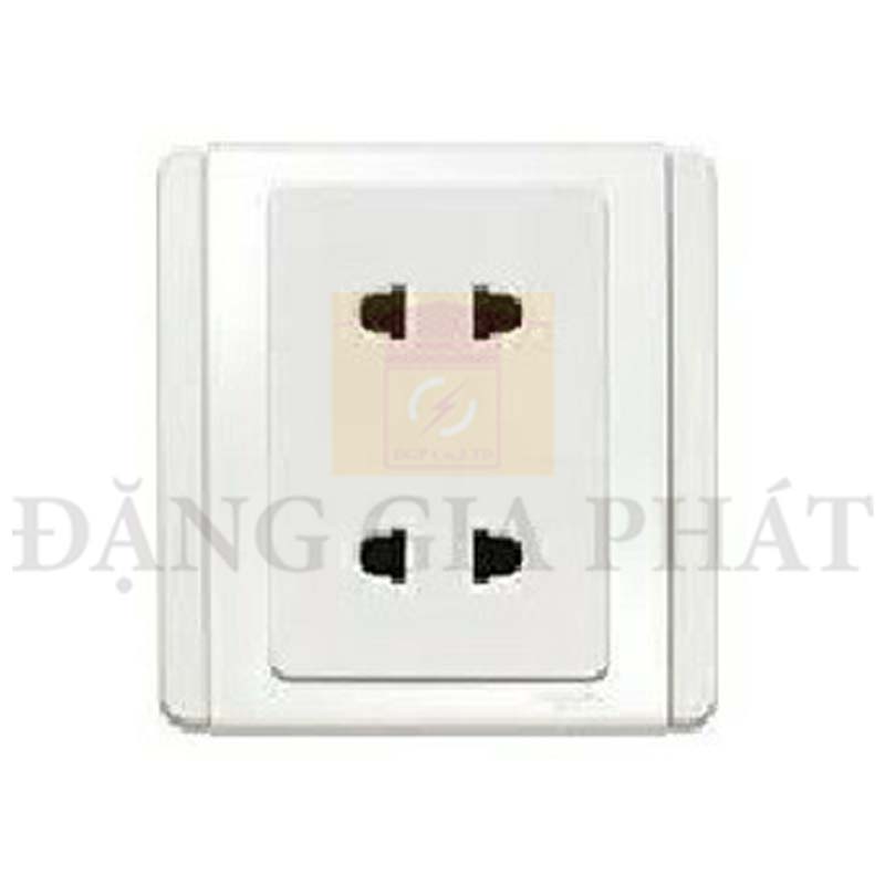 Ổ cắm đôi 2 chấu 10A