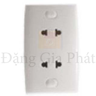 Bộ ổ cắm đôi 2 chấu 16A