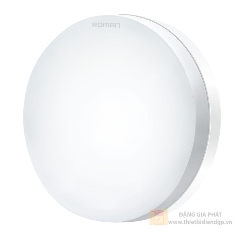 Đèn ốp trần tròn tràn viền Roman ELT8036 có cảm biến