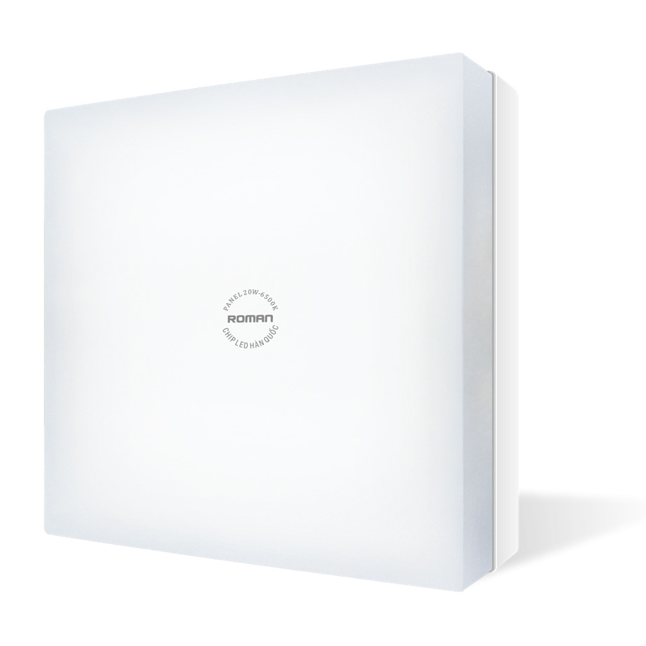 Đèn ốp trần vuông tràn viền Roman ELT8037 có cảm biến