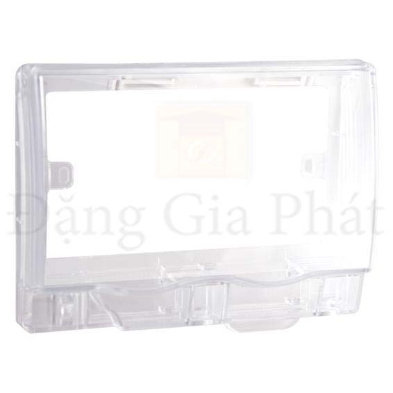 Mặt che (không đế) phòng thấm nước mặt đôi cho ổ cắm loại vuông IP55