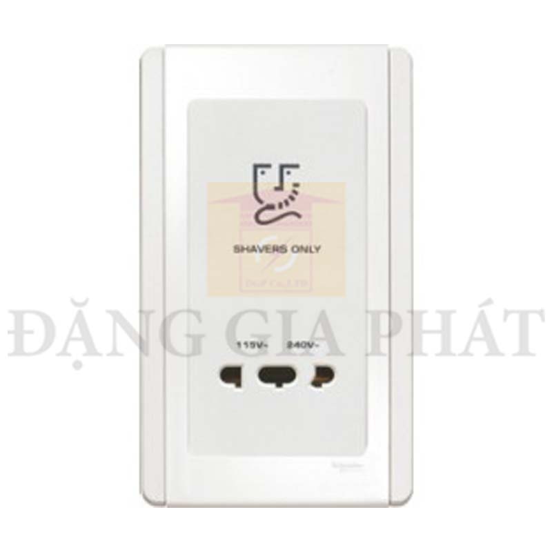 Bộ ổ cắm dao cạo râu 115/240V Shaver unit vertical