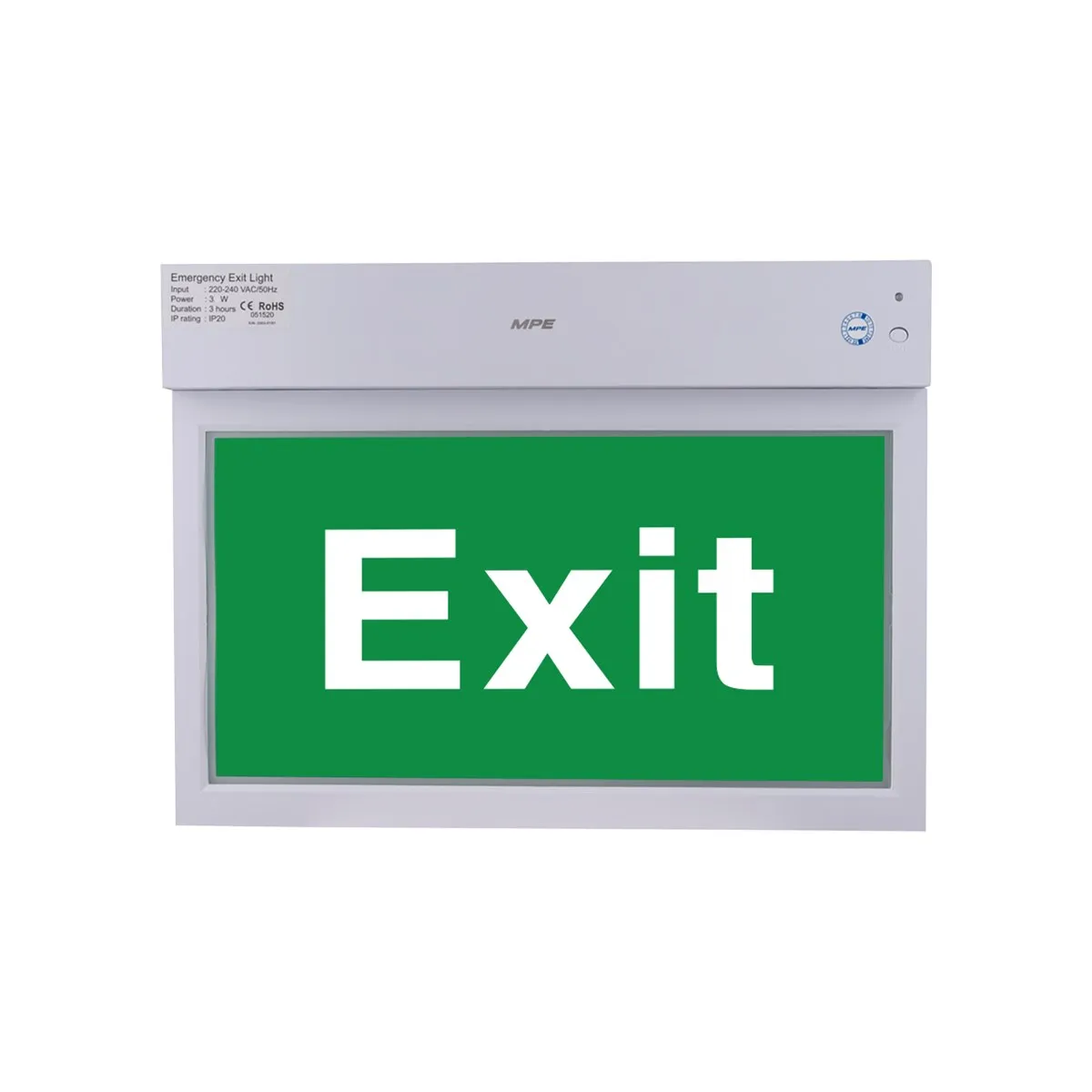Đèn báo Exit MPE đa năng 1 mặt EX/M 3W
