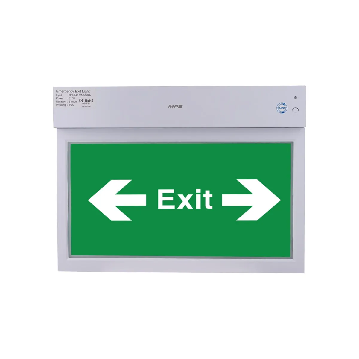 Đèn báo Exit MPE đa năng một mặt trái và phải EXLR/M