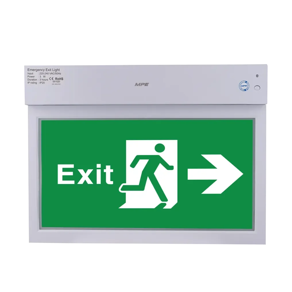 Đèn Exit đa năng 1 mặt phải MPE EXR/M