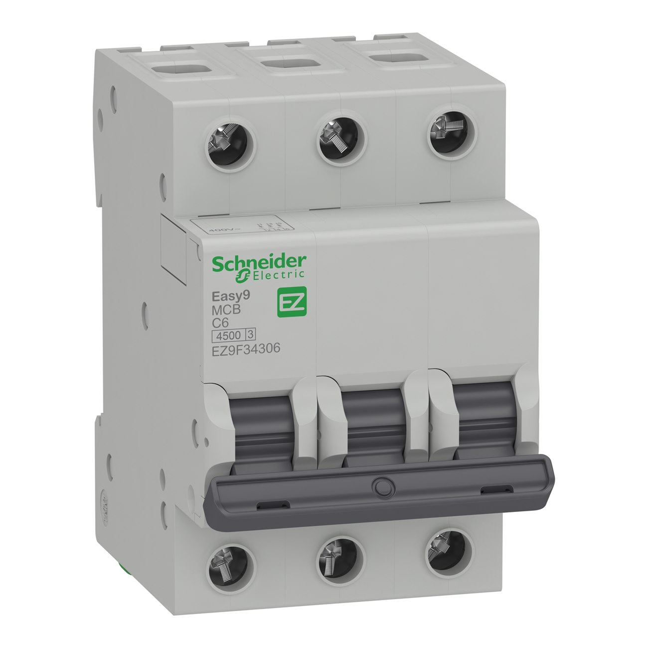 Easy9 MCB 3P Schneider 4.5kA, 230V, C curve