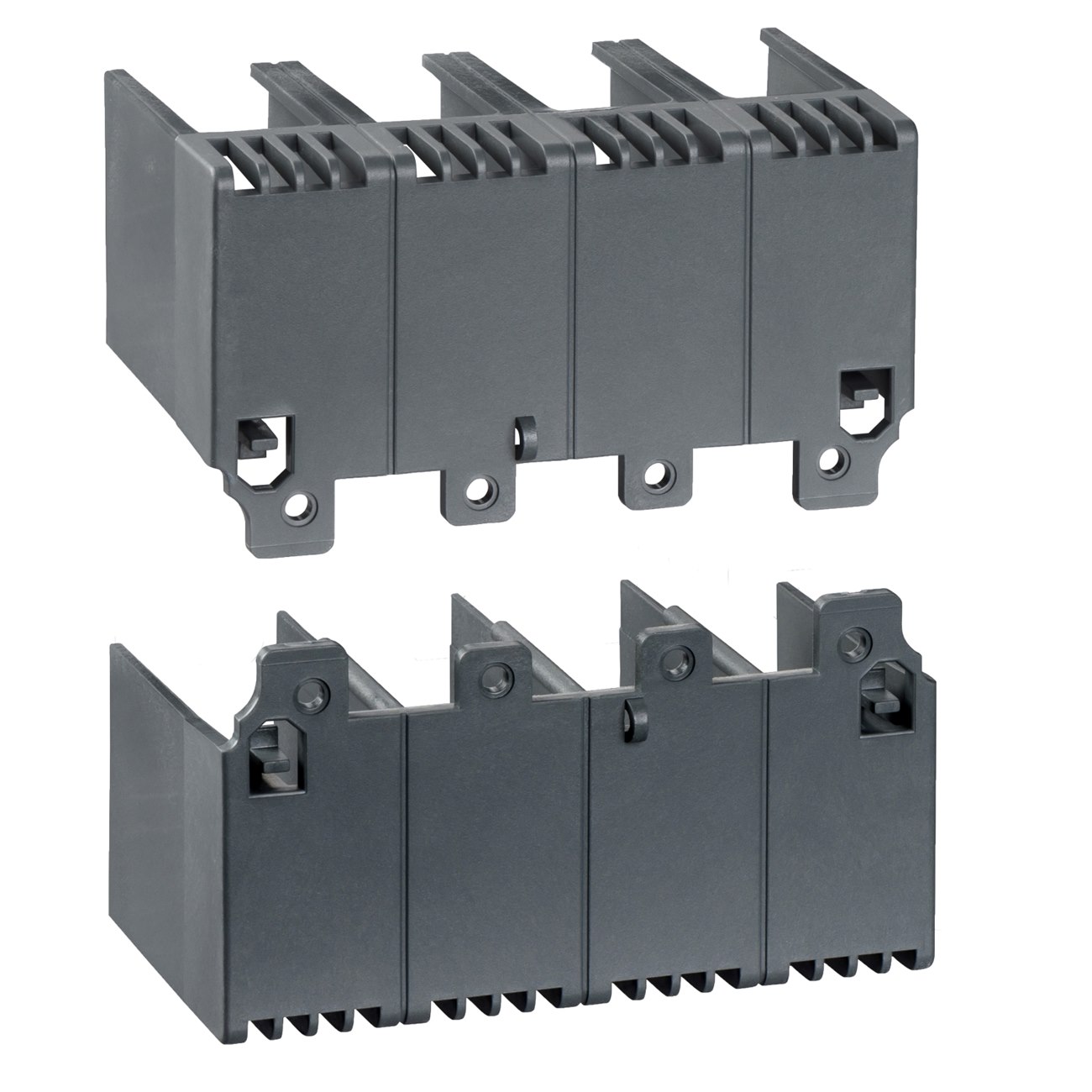 Terminal shields, EasyPact EZC100, EasyPact CVS100BS, 60 mm depth, 4 poles, set of 2