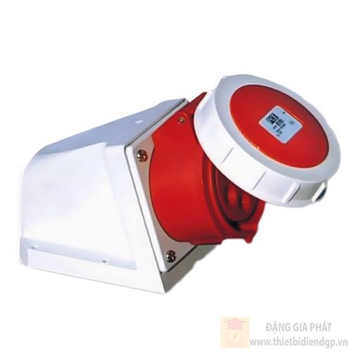 ổ cắm công nghiệp 3 pha PCE nổi cho Container loại kín nước 32A - 4P - 440V - 3H - IP67