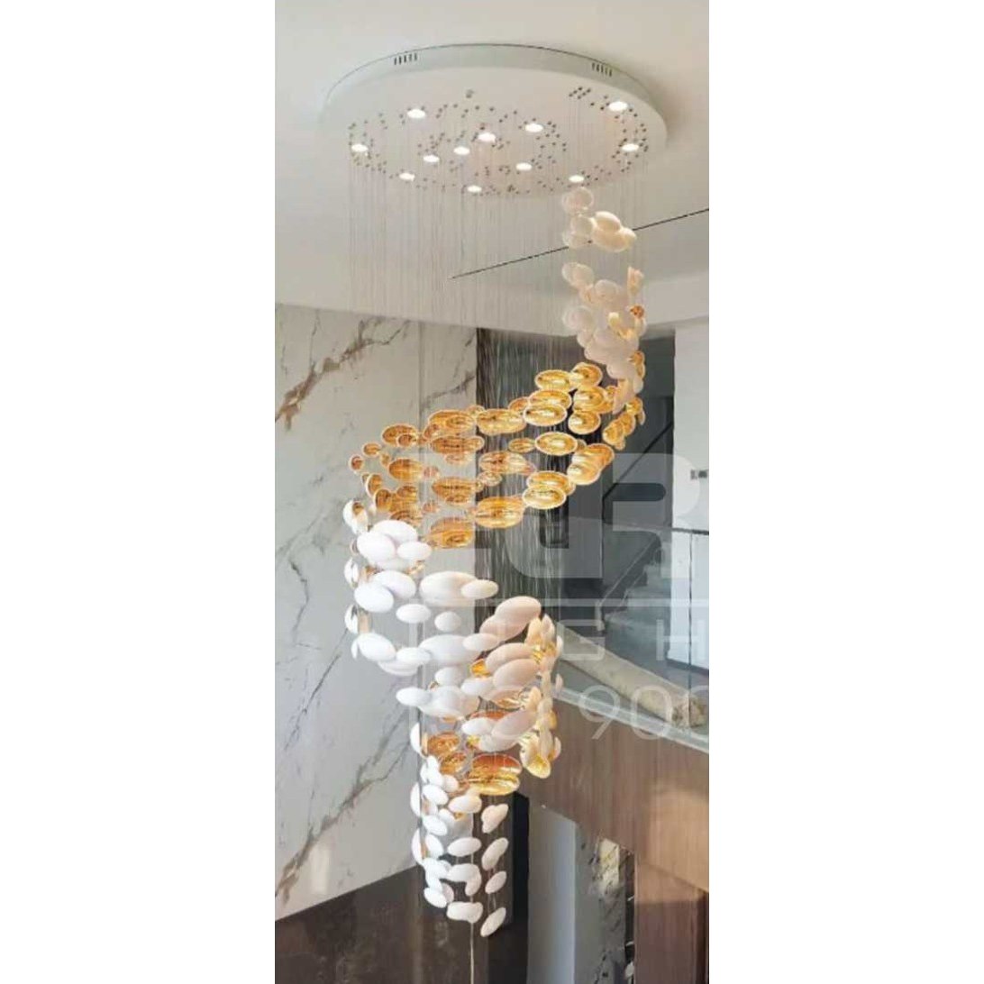 Đèn thả thông tầng Euroto T-123 Ø850 x H2500