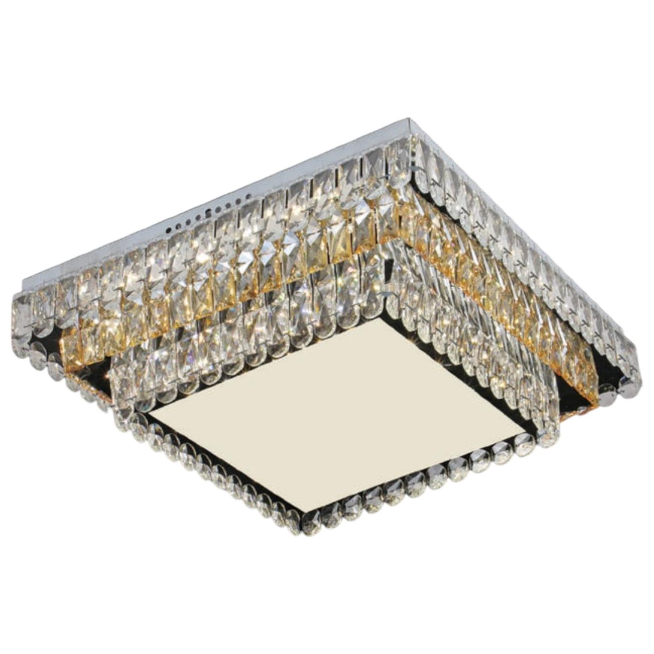 Đèn mâm pha lê Slister 600*600mm - LED 160W - 3 CĐ