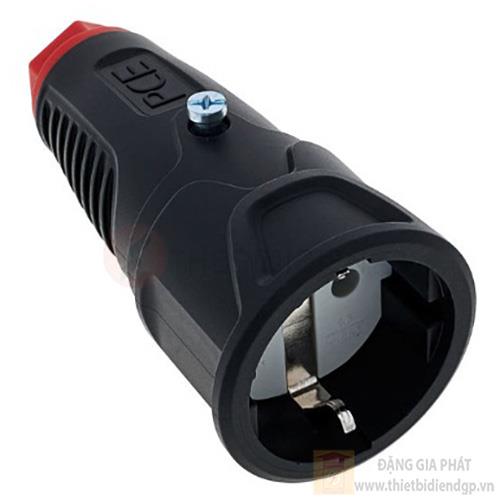 ổ cắm công nghiệp 1 pha PCE nối bằng nhựa 2P + E, 16A. 250V, IP20