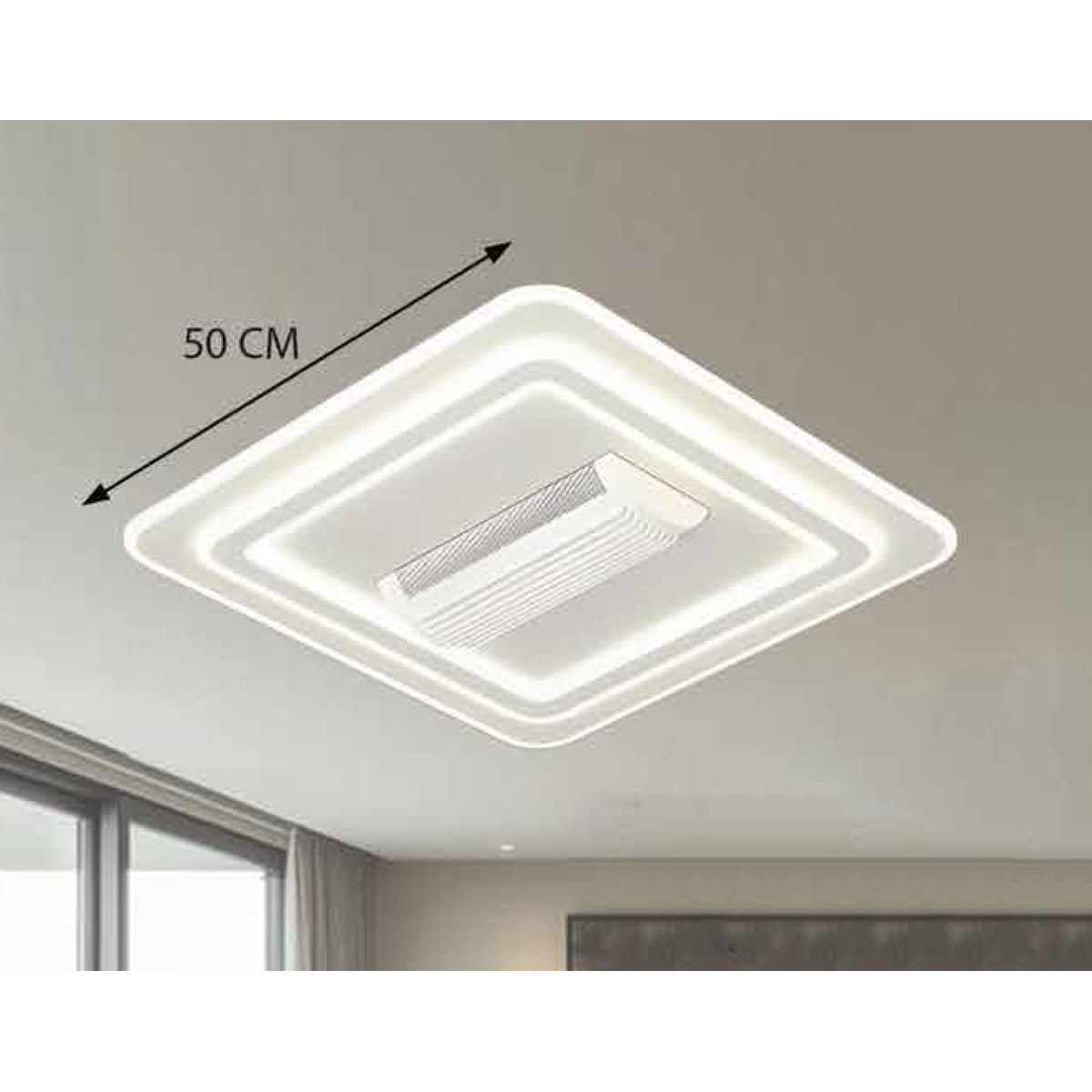 Đèn quạt ốp trần 355 Decor OTA43V W500