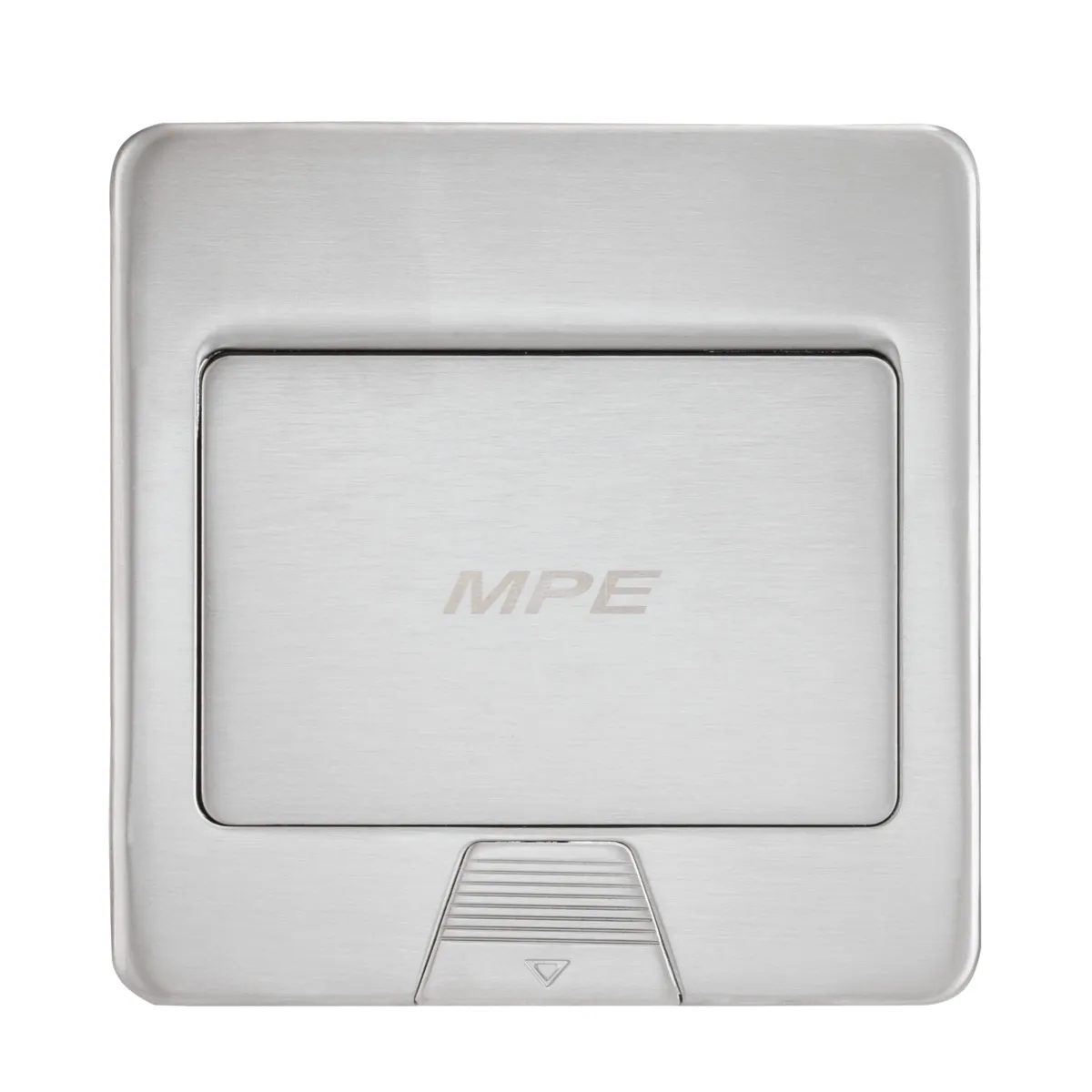 Ổ cắm âm sàn MPE F2A-60 kiểu vuông màu xám MPE