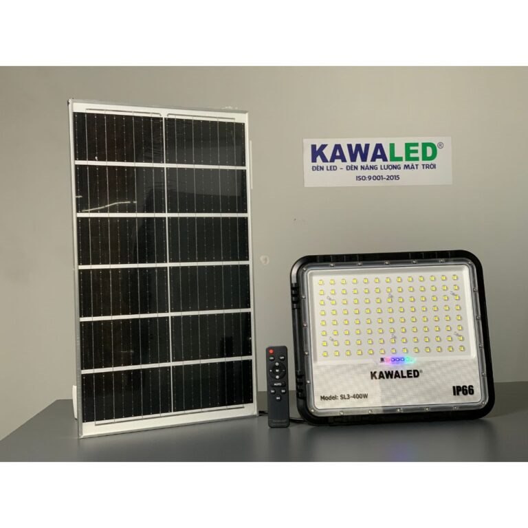 Đèn led pha năng lượng mặt trời Kawaled SL3-400W 6500K