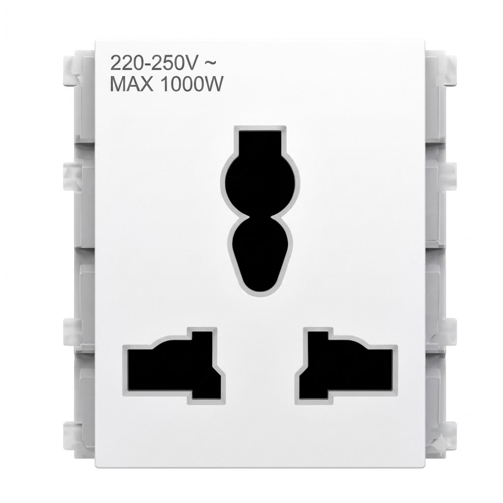 Ổ cắm đơn đa năng 13A - ABB Size 2M