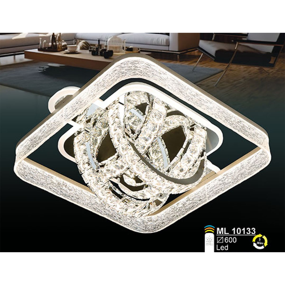 Đèn mâm LED Sano ML 10133 Ø600