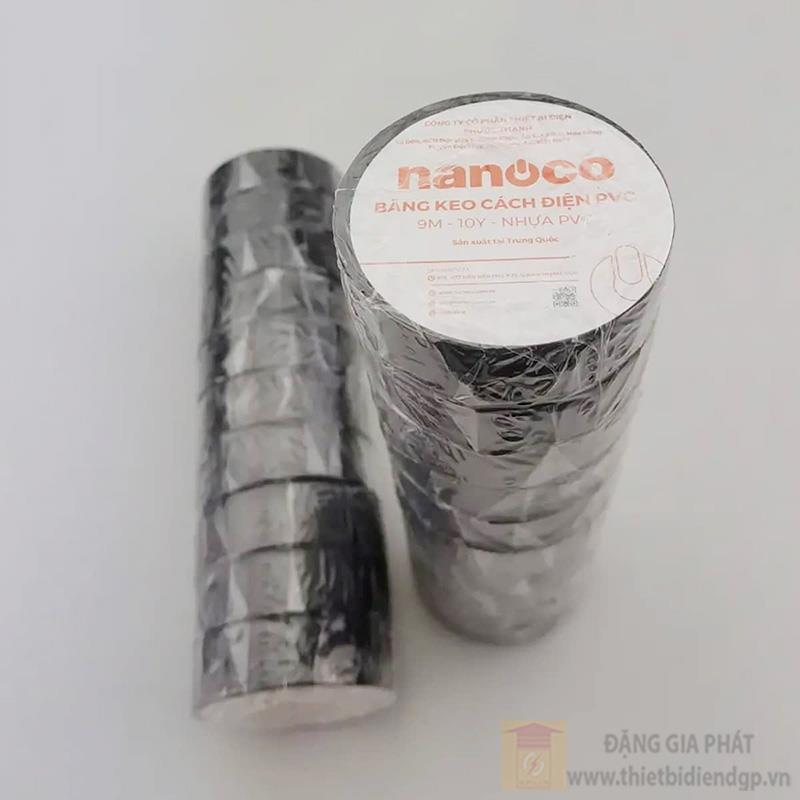 Băng Keo Cách Điện PVC Nanoco 10 Yard FKPC
