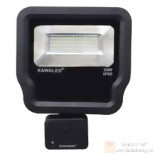 Đèn pha Led cảm ứng vi sóng cao cấp Kawaled FL1R