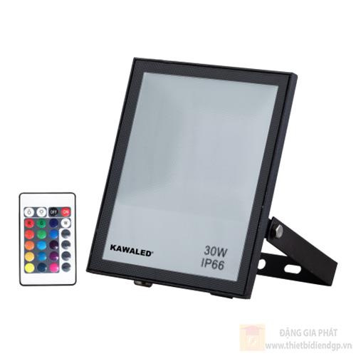 Đèn pha led đổi màu Kawaled 30W