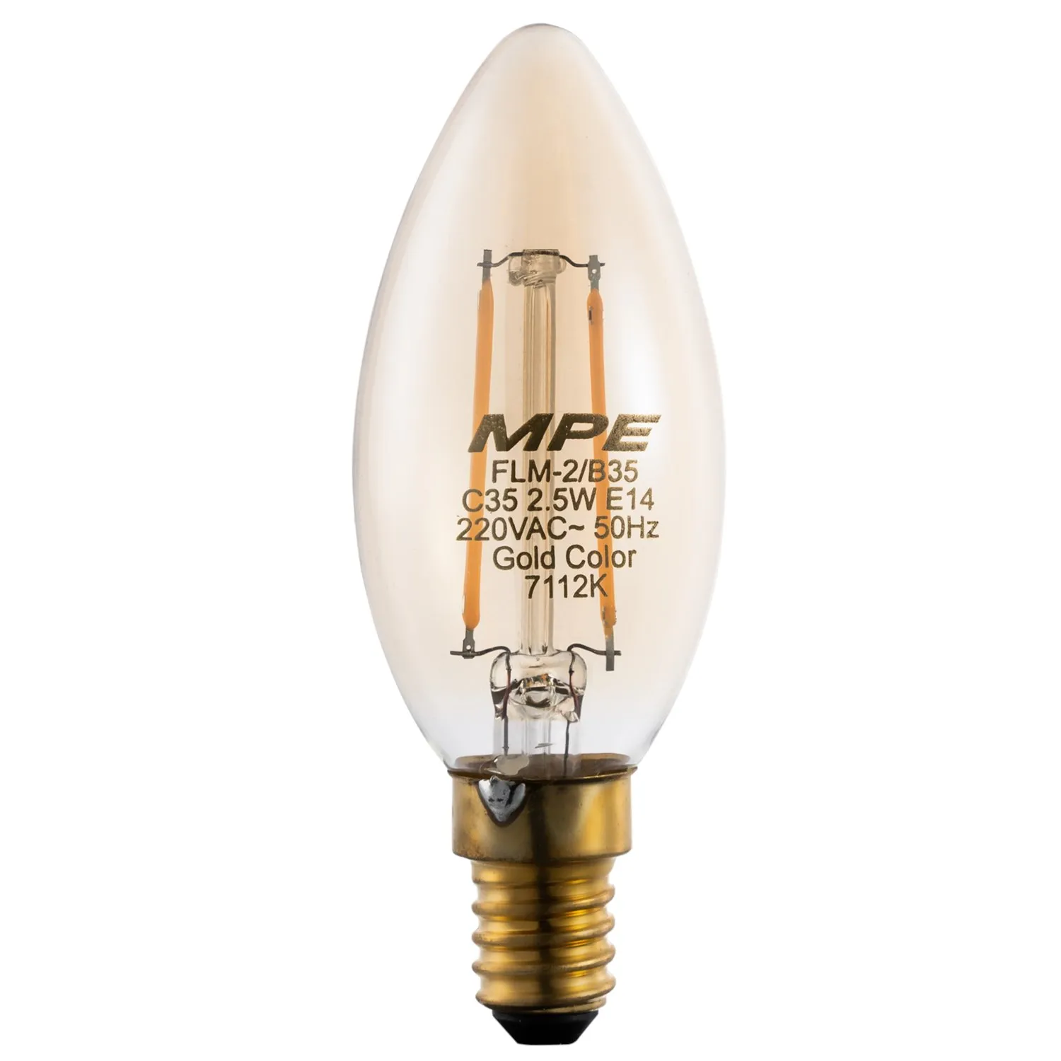 Bóng đèn LED Filament MPE FLM-2/B35 2.5W