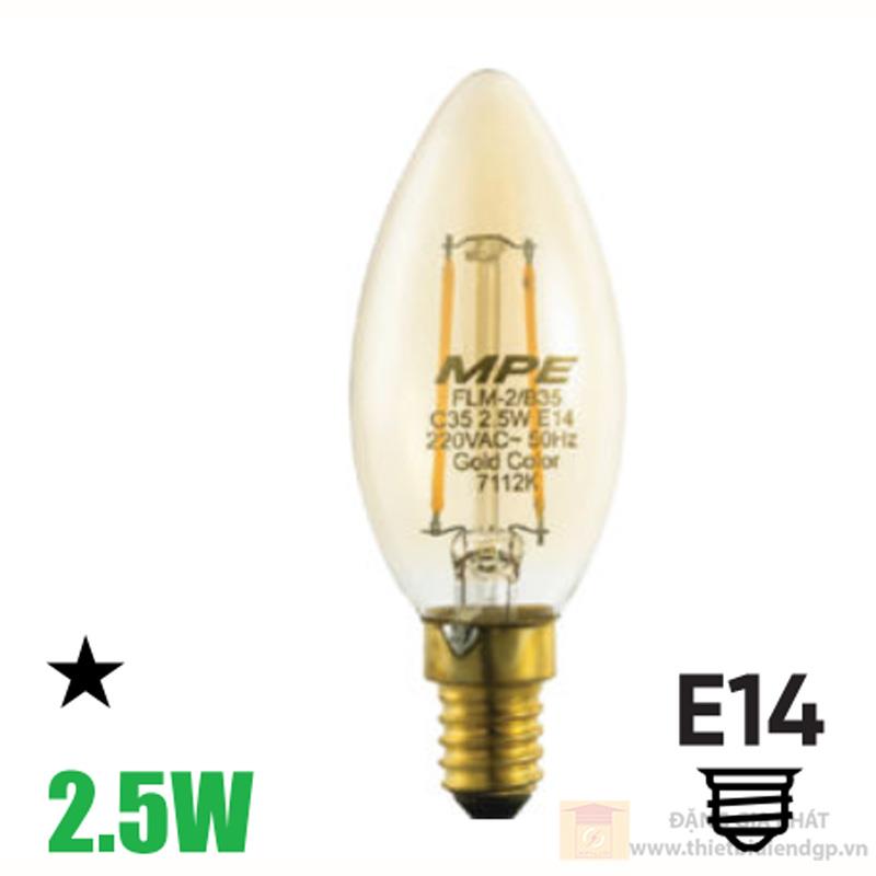 Bóng đèn Led Filament B35 - 2.5W