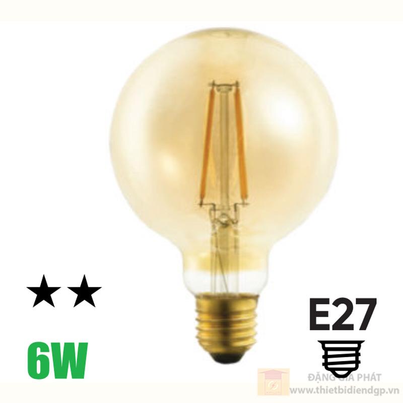 Bóng đèn Led Filament GT95 - 6W