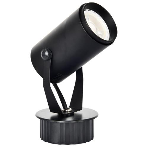 Đèn Chiếu Điểm Đế Ngồi Ø50*H160-5W, Ánh sáng trắng & vàng, vỏ đen