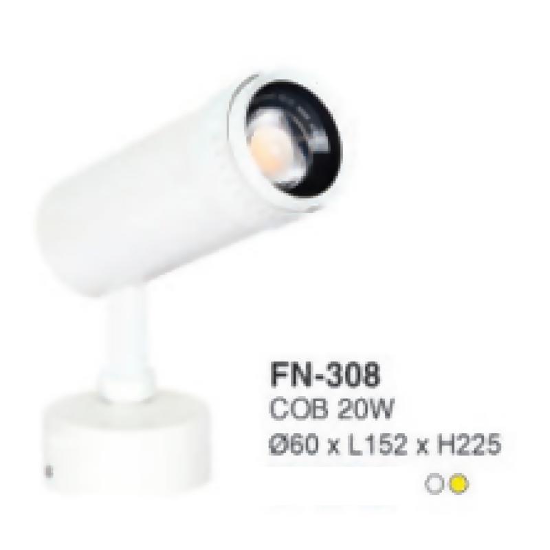 Đèn rọi chiếu điểm led COB 20W - Ø60*L152*H225 - ánh sáng trắng & vàng