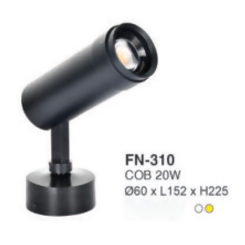 Đèn rọi chiếu điểm led COB 20W - Ø60*L152*H225 - ánh sáng trắng & vàng