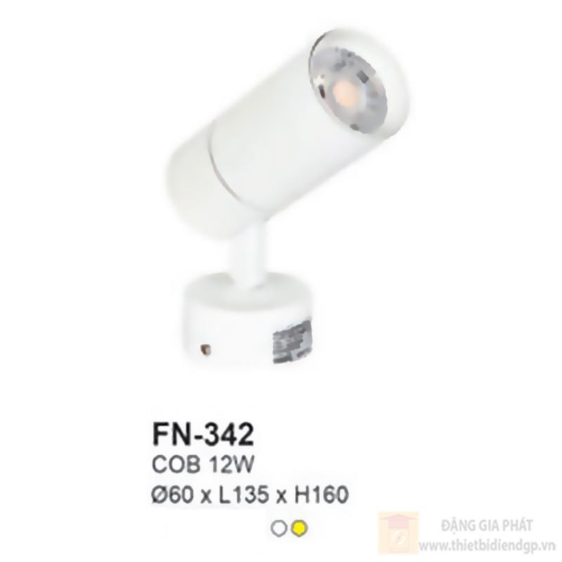 Đèn rọi chiếu điểm led COB 12W - Ø50*L135*H160 - ánh sáng trắng & vàng