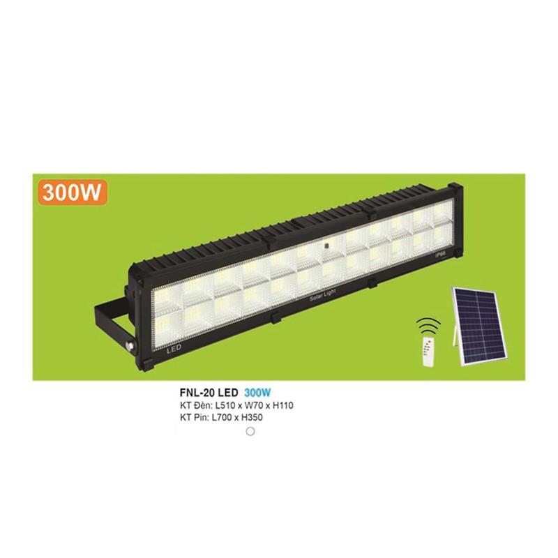 Đèn pha năng lượng mặt trời 300W ánh sáng trắng