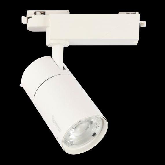 Đèn Chiếu Điểm Thanh Ray Ø80*L170*H220-COB 30W, Ánh sáng trắng & vàng, vỏ trắng