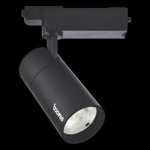 Đèn Chiếu Điểm Thanh Ray Ø50*L100*H140-COB 7W, Ánh sáng trắng & vàng, vỏ đen