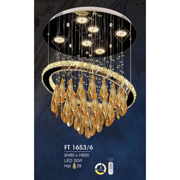 Đèn thả pha lê Ø480*H600 LED 30W, 39 hạt