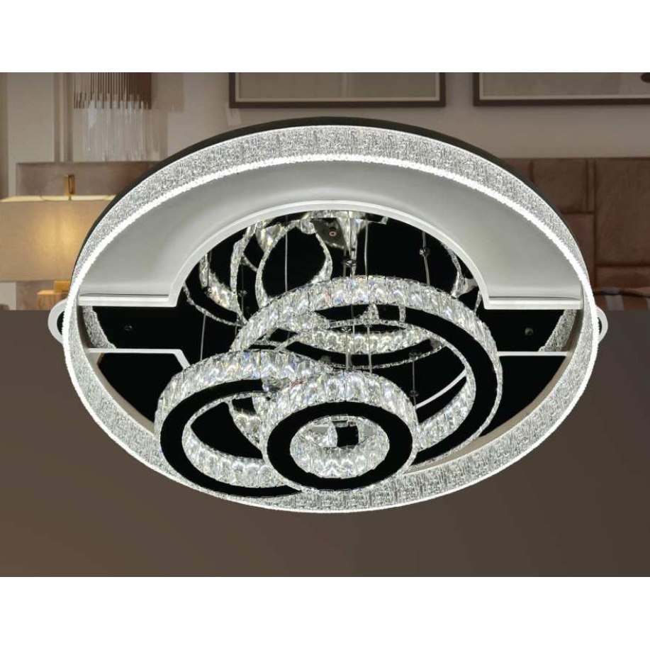 Đèn mâm ốp trần pha lê Veronia MPL-9736/1000 Ø1000*H300