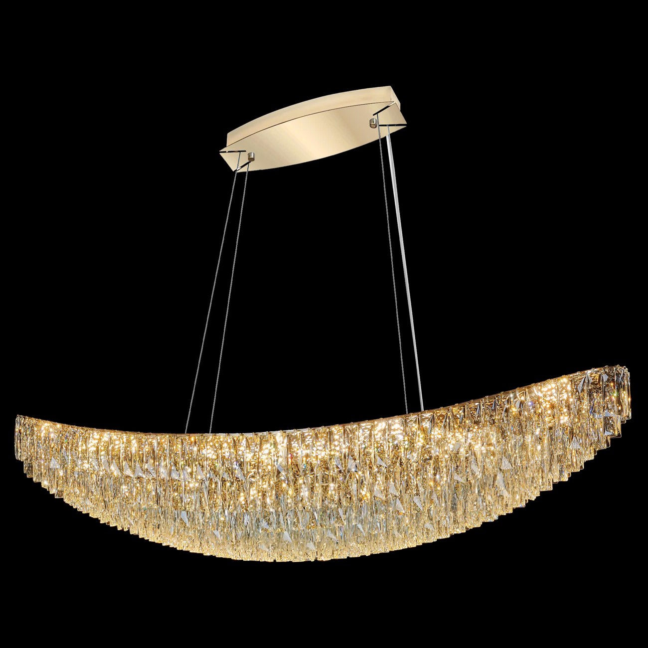 Đèn ốp trần pha lê 355 Decor TPL021