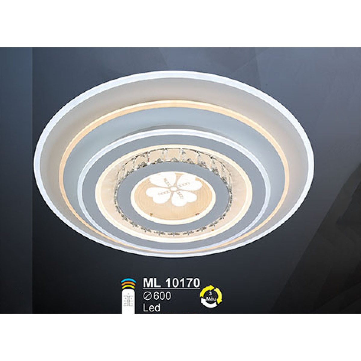 Đèn mâm Led Sano ML 10170 Ø600