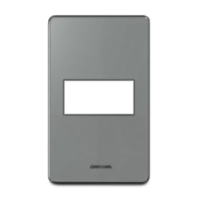 Mặt viền 1 hạt cỡ S Acrylic màu xám Grimma G7 series, G7ACX-M1