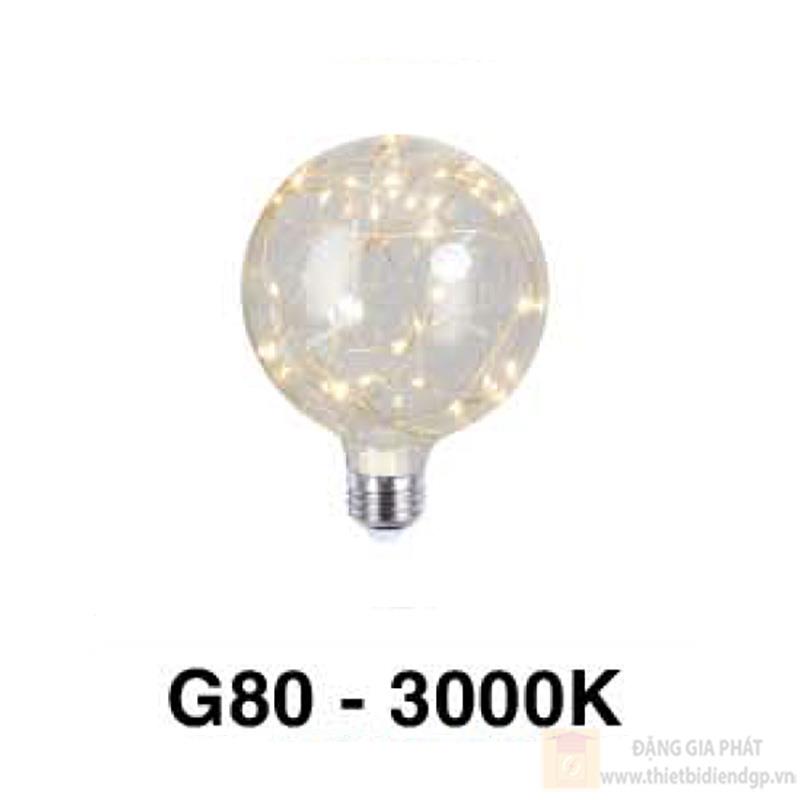Bóng Buld ánh sáng G80-3000K